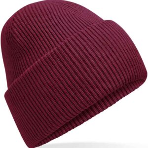 Beechfield Classic Engineered Deep Cuffed Beanie | Burgundy