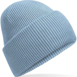 Beechfield Classic Engineered Deep Cuffed Beanie | Dusty Blue
