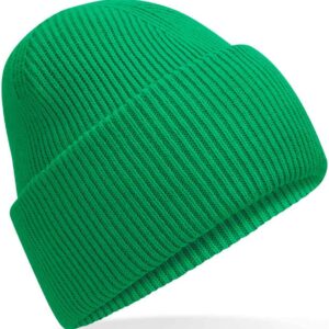 Beechfield Classic Engineered Deep Cuffed Beanie | Kelly Green