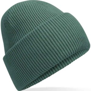 Beechfield Classic Engineered Deep Cuffed Beanie | Marine Green