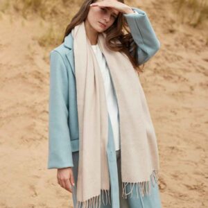 Beechfield Classic Woven Scarf | Almond