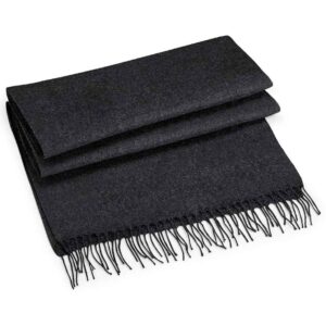 Beechfield Classic Woven Scarf | Charcoal
