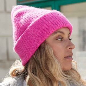 Beechfield Colour Pop Beanie | Bright Pink
