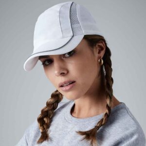 Beechfield Coolmax® Flow Mesh Cap | White