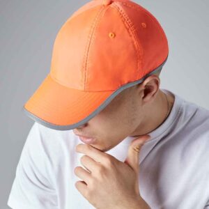 Beechfield Enhanced-Viz Cap | Fluorescent Orange
