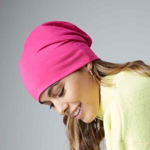 Beechfield Hemsedal Slouch Beanie | Fuchsia