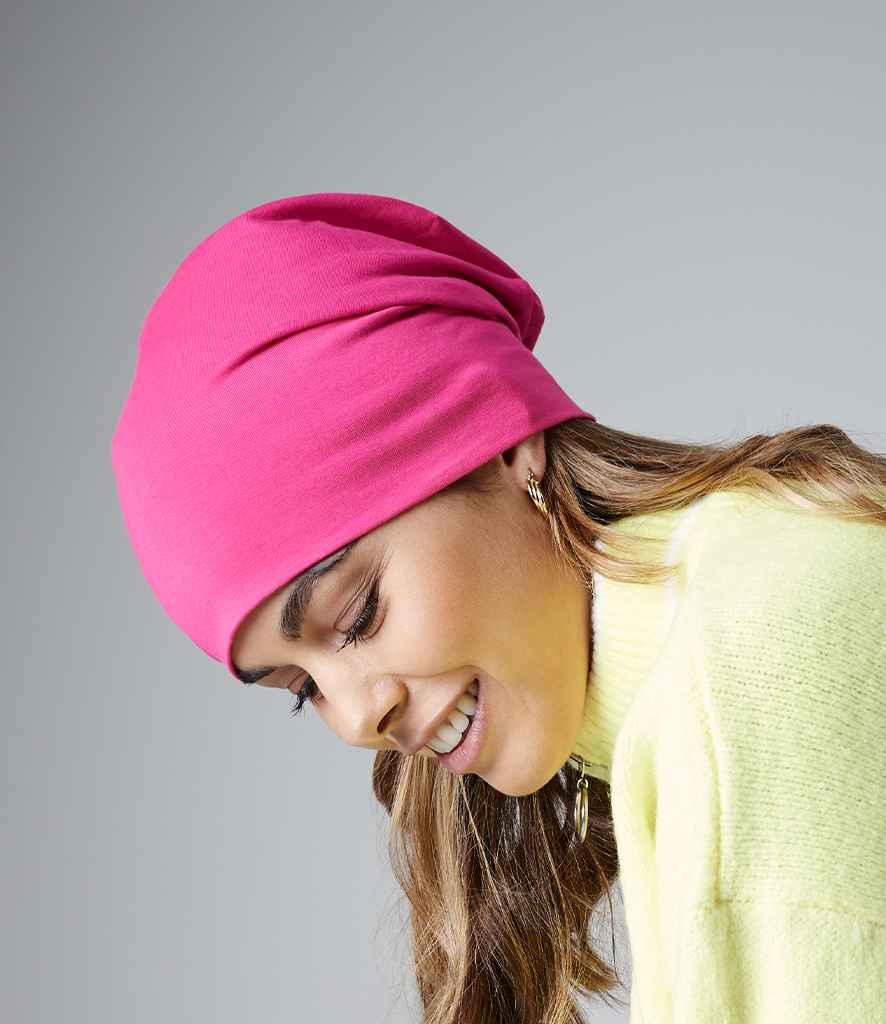 Beechfield Hemsedal Slouch Beanie | Fuchsia