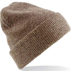 Beechfield Heritage Beanie | Heather Oatmeal