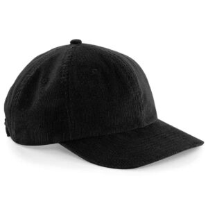 Beechfield Heritage Cord Cap | Black