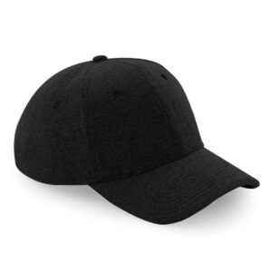 Beechfield Jersey Athleisure Baseball Cap | Black