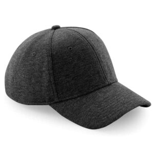 Beechfield Jersey Athleisure Baseball Cap | Heather Graphite