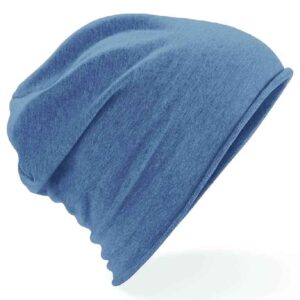 Beechfield Jersey Beanie | Denim Blue