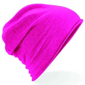 Beechfield Jersey Beanie | Fuchsia