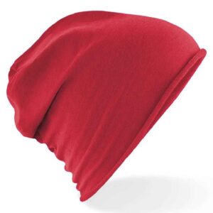 Beechfield Jersey Beanie | Red