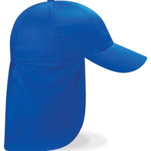Beechfield Kids Legionnaire Style Cap | Bright Royal