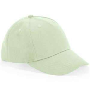 Beechfield Kids Organic Cotton 5 Panel Cap | Pistachio