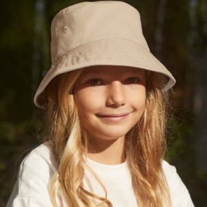 Beechfield Kids Organic Cotton Bucket Hat | Sand