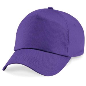Beechfield Kids Original 5 Panel Cap | Purple