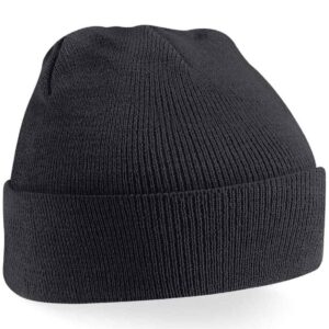 Beechfield Kids Original Cuffed Beanie | Black