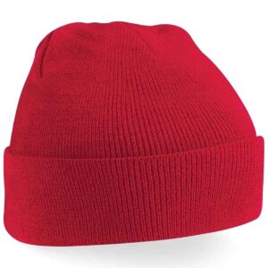 Beechfield Kids Original Cuffed Beanie | Classic Red