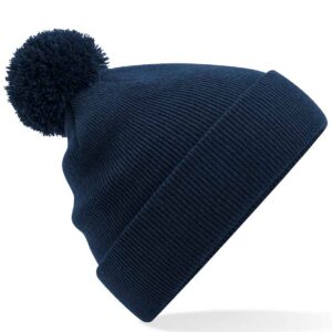 Beechfield Kids Original Pom Pom Beanie | French Navy