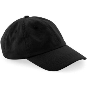 Beechfield Low Profile 6 Panel Dad Cap | Black