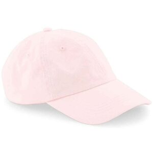 Beechfield Low Profile 6 Panel Dad Cap | Pastel Pink
