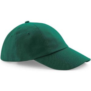Beechfield Low Profile Heavy Cotton Drill Cap | Bottle Green
