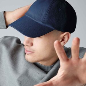 Beechfield Low Profile Heavy Cotton Drill Cap | French Navy