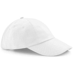 Beechfield Low Profile Heavy Cotton Drill Cap | White