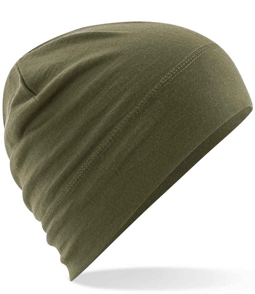 Beechfield Merino Beanie | Military Green
