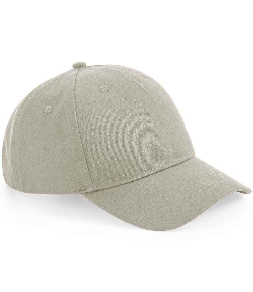Beechfield Organic Cotton 5 Panel Cap | Stone