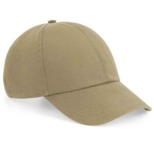 Beechfield Organic Cotton 6 Panel Cap | Desert Sand