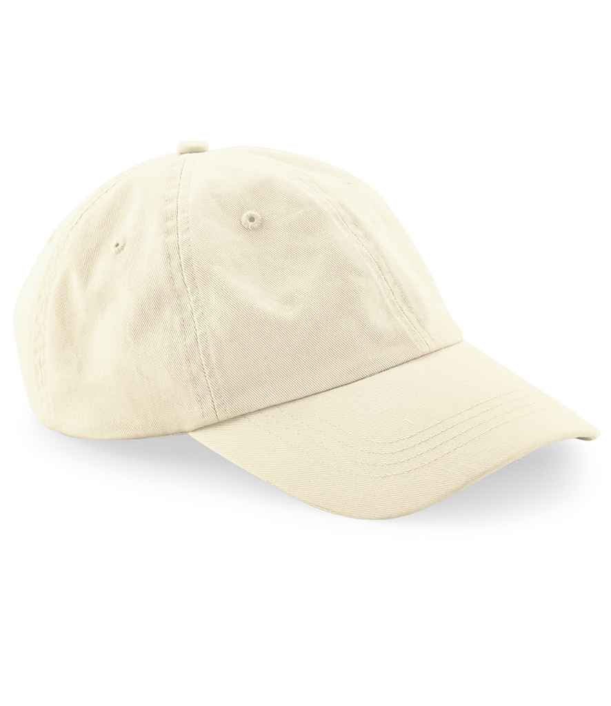 Beechfield Organic Cotton 6 Panel Dad Cap | Natural