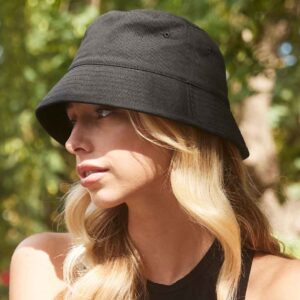 Beechfield Organic Cotton Bucket Hat | Black