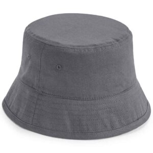 Beechfield Organic Cotton Bucket Hat | Graphite Grey