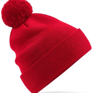 Beechfield Organic Cotton Snowstar® Beanie | Classic Red