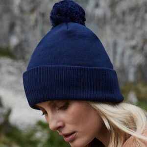 Beechfield Organic Cotton Snowstar® Beanie | Oxford Navy