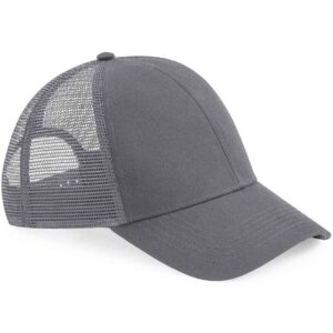 Beechfield Organic Cotton Trucker Cap | Graphite Grey