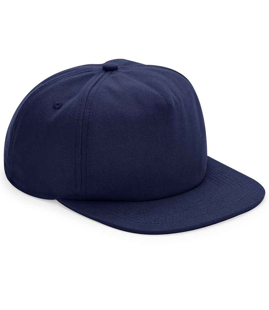 Beechfield Organic Cotton Unstructured 5 Panel Cap | Oxford Navy