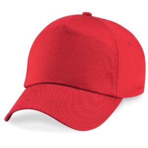 Beechfield Original 5 Panel Cap | Bright Red
