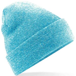 Beechfield Original Cuffed Beanie | Heather Surf Blue