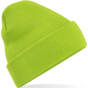 Beechfield Original Cuffed Beanie | Lime Green