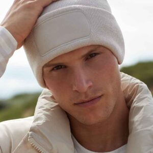 Beechfield Original Patch Beanie | Almond