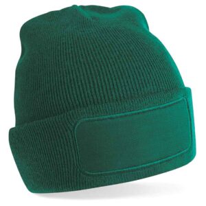 Beechfield Original Patch Beanie | Bottle Green