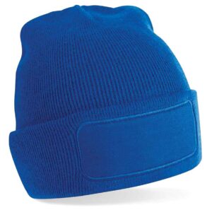 Beechfield Original Patch Beanie | Bright Royal