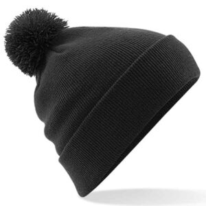 Beechfield Original Pom Pom Beanie | Black