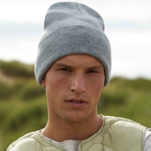 Beechfield Original Recycled Deep Cuffed Beanie | Ash