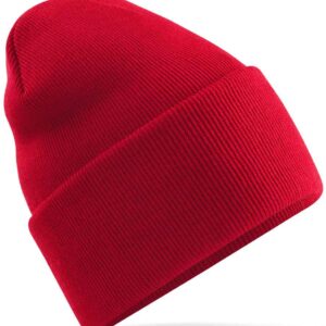 Beechfield Original Recycled Deep Cuffed Beanie | Classic Red