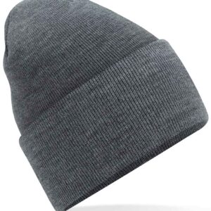 Beechfield Original Recycled Deep Cuffed Beanie | Granite